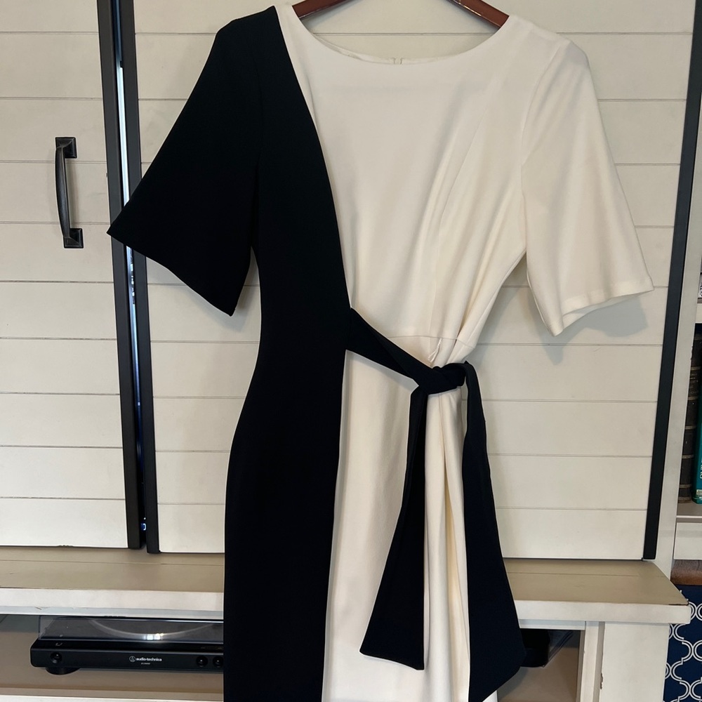 Black and White Cocktail Dress